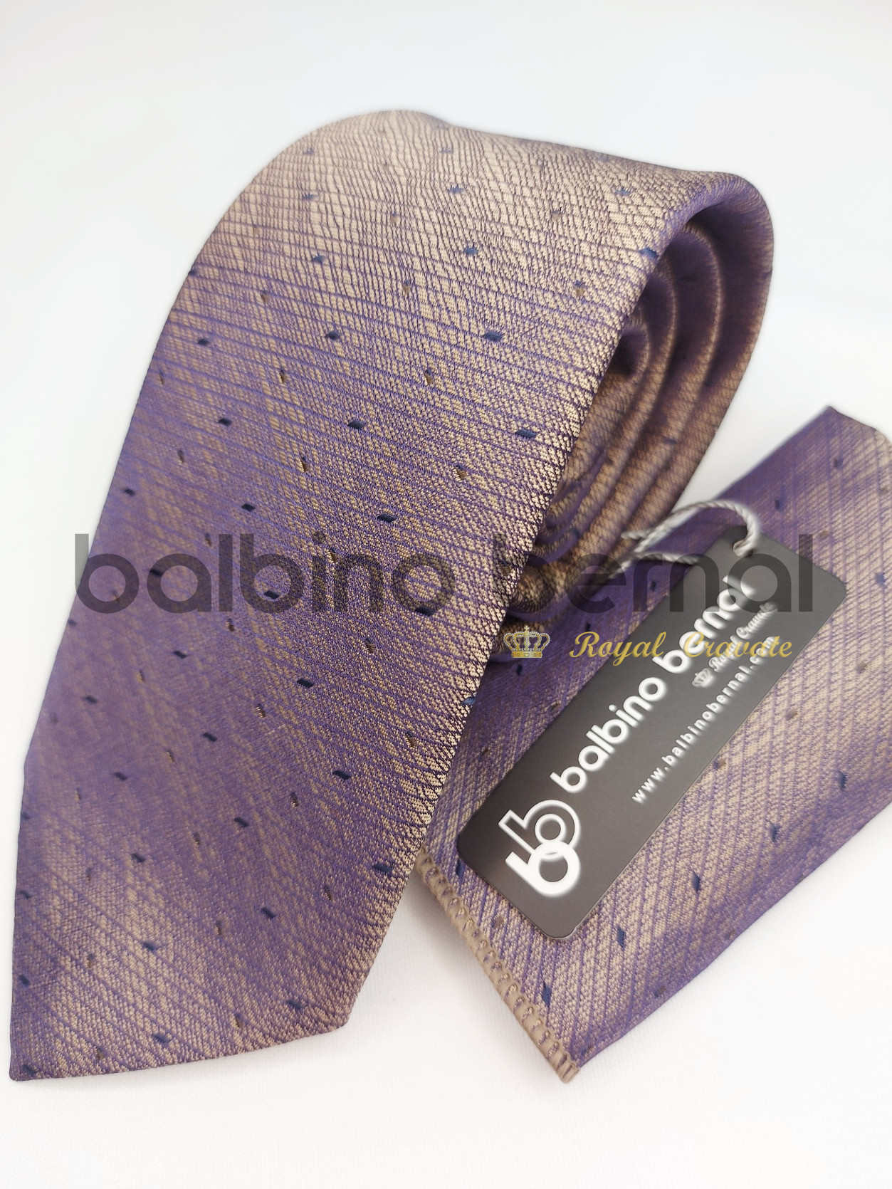 BB Tornasol Morada Mezcla – Balbino Bernal – Corbatas Complementos